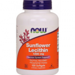 Now Ноу Sunflower Lecithin Лецитин из подсолнечника 1200 мг (капсулы N100) Now Foods Нау фудс - США