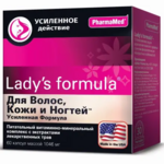 Леди-С Формула Lady's Formula Для Волос,Кожи и Ногтей Усиленная формула (капсулы 1046 мг N60) Kelker Pharma Inc. США/упак. БиоВид ООО Россия