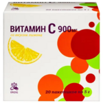 Витамин С 900 мг вкус лимон (БАД) (порошок 5 г саше-пакет №20) Фармфабрика ООО  - Россия