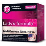 Леди-С Формула МеНОпауза Lady`s Formula MeNoпауза День-Ночь (капсулы №60 (дневная формула 600 мг № 30 +ночная формула 580 мг №30) Kelker Pharma Inc США/Фармамед АО - Россия