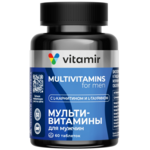 Мультивитамины для мужчин (таблетки п.о. 900 мг N60) Витамир Vitamir Квадрат-С ООО (г. Москва) - Россия