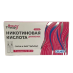 Никотиновая кислота для волос (жидкость 10 мг/мл ампулы 10 мл N7 монодоз) Бьюти Терапи BeautyTherapy Грин Сайд ООО-Россия