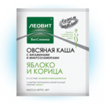 Худеем за неделю Каша овсяная Яблоко и Корица со сливками (гарциния камбоджийская) (40 г. N1 пакет) Леовит нутрио ООО - Россия