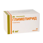 Глимепирид (таблетки 4 мг № 90 уп. яч. контур.) Пранафарм ООО г. Самара Россия