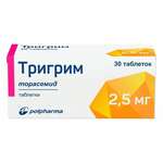 Тригрим (таблетки 2.5 мг № 30) Фармацевтический завод Польфарма АО Польша Акрихин ХФК АО Россия
