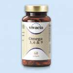 Вивация Vivacia Омега 3, 6 и 9 Omega 3, 6 & 9 1000 мг (капсулы №60) Мэривери Лимитед - Англия