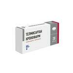 Телмисартан Кронофарм (таблетки 80 мг № 28) Канонфарма продакшн ЗАО, Московская обл., Щелково Россия