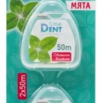 ТаймДент TimeDent Набор Зубная нить Мята (50 м №2 шт.) Олеос ООО - Россия