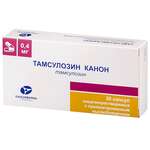 Тамсулозин Канон (капсулы киш. пролонг. высв. 0.4 мг № 30) Канонфарма продакшн ЗАО, Московская обл., Щелково Россия