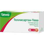 Телмисартан-Тева (таблетки 40 мг № 30) Тева Фармацевтические Предприятия Лтд Израиль Актавис Лтд Мальта