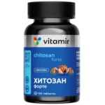 Хитозан Форте 500 мг (таблетки 1400 мг №100) Витамир Vitamir Квадрат-С ООО - Россия