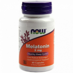 Now Ноу Melatonin Мелатонин 3 мг (капсулы N60) Now Foods Ноу фудс - США