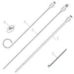 Набор для чрезкожного дренирования (двушаговый метод)  9F/260мм, тип катетера Pigtail ZPDA9F Balton