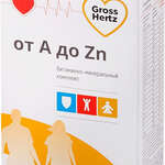 Гроссхертц Grosshertz Витамины и минералы от А до цинка (таблетки п.о.1,35 г №30) Фарминтегро ООО - Россия