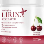 Lirina Лирина Коллаген с витаминами, гиалуроновой кислотой, коэнзимом Q10 (порошок 180 г (30 порций) банка (1)) Экол ООО - Россия 