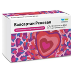 Валсартан Реневал (табл. п. плен. о. 80 мг № 90) Обновление ПФК АО г. Новосибирск Россия