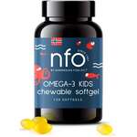 NFO Norwegian Fich Oil НФО Норвегиан Фиш Ойл Омега-3 Кидс с Витамином D (капсулы жевательные 800 мг №120) ЛИСИ Х.Ф. - Исландия