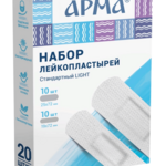 Пластырь бактерицидный АРМА набор Стандартный Light лайт (шт. №20) Бергус ООО - Россия