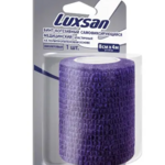 Люксан Luxsan Бинт эластичный самофиксирующийся на полипропиленовой основе (8 см х 4 м фиолетовый) Интертекс ООО-Россия