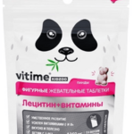 Vitime kidzoo Лецитин (жевательные таблетки шоколад массой 1250 мг №60) ВТФ ООО - Россия