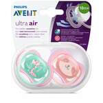 Авент Ультра Эйр Avent Ultra Air Соска-пустышка силиконовая сверхплотная ортодонтическая 18 мес.+ (2 шт. футляр) SCF349/12 Филипс Philips Consumer Lifestyle B.V. - Нидерланды