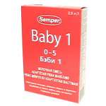 Семпер Бэби-1 (молочная смесь 0-6 месяцев 325 г) Швеция Gotene Ingredients AB