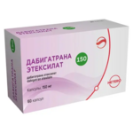 Дабигатрана этексилат (капсулы 150 мг № 60) Макиз-Фарма ООО Россия