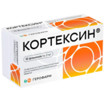 Кортексин (лиофилизат для приг. р-ра для внутривенного и внутримышечного введ. 5 мг № 10 фл.) Герофарм ООО (г. Санкт-Петербург) Россия
