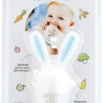 Рокси Кидс Кролик Твист Roxy Kids Bunny Twist Ниблер для прикорма малышей силикон 6 мес.+ (1 шт. голубой) арт.rfn-005 Ningbo Raffini Import&Export Co.Ltd Китай