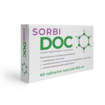 Сорбидок SORBIDOC Лигнин с лактулозой (таблетки массой 550 мг №60) НПК Физтех Инжиниринг ООО - Россия