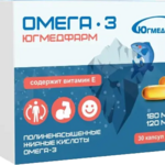 Омега-3 Югмедфарм (капсулы  1001 мг №30) Шаньдунская фармацевтическая компания Yuwang Pharmaceutical Co., Ltd Китай