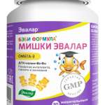 Бэби формула Мишки Омега-3 (см. Бэби формула Рыбки) (пастилки жевательные 4 г №30) ЗАО Эвалар - Россия