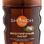 Биокон солнце Масло-спрей Безупречный загар солнцезащитное Гавайский кокос SPF20 (160 мл) Биокон Плюс НПО ООО-Россия