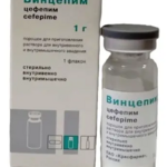 Винцепим (порошок для приг. р-ра для внутривенного и внутримышечного введения 1 г фл. (1)) Красфарма ПАО г. Красноярск Россия