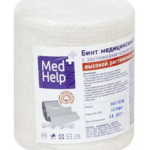 Медхелп Medhelp Бинт эластичный (10см x 5м) ВР высокой растяжимости (1 шт с застежками) Тонус АО-Россия