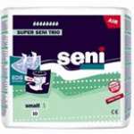 Подгузники Супер Сени Трио Super Seni Trio Small Air 8 капель (р.S(1) талия 55-80см 10шт) TZMO S.A.- Республика Польша