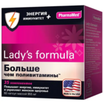 Леди-С Формула Lady s formula Больше чем поливитамины Энергия + Иммунитет (капсулы 955 мг №60) Kelker Pharma Inc. США/упак. БиоВид ООО Россия