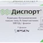 Диспорт (лиофилизат для приг. р-ра для инъекций 500 ЕД мл № 1 фл.) Ипсен Биофарм Лтд Великобритания