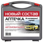 Аптечка Муссон первой помощи автомобильная приказ 260н (Новая) (1 шт. футляр серый) арт. 3738 Предприятие ФЭСТ ООО - Россия