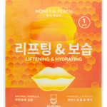 Кумихо Kumiho Патч для губ с экстрактом меда и персика гидрогелевый (1 шт.) Южная Корея