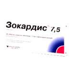 Зокардис 7,5 (таблетки покрытые пленочной оболочкой 7,5 мг N28)  А.Менарини Мэнюфекчеринг Лоджистикс - Италия