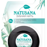 Натусана Natusana Зубная нить с маслом мяты (30 м) Hebei Fenghe Biotechnology INC., Ltd Китай