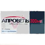 Апровель (табл. п. плен. о. 300 мг № 14) Санофи Винтроп Индустрия Франция