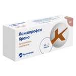 Локсопрофен Кроно (табл. п. плен. о. 60 мг № 10) Канонфарма продакшн ЗАО, Московская обл., Щелково Россия