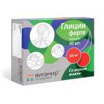 Глицин Форте 300 мг со вкусом вишни (таблетки 634,0 мг N30) Витамир Vitamir Квадрат-С ООО - Россия