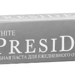Президент Вайт President white Зубная паста отбеливающая (75 г) Зеленая Дубрава ЗАО-Россия