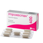 Утрожестан (капсулы вагинальные 400 мг № 14) Безен Хелскеа СА Бельгия Безен Мануфэкчуринг Рус Россия