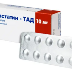 Аторвастатин-ТАД (табл. п. плен. о. 10 мг № 30) ТАД Фарма ГмбХ Германия КРКА-Рус ООО Россия