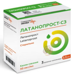 Латанопрост-СЗ (капли глазные 50 мкг/мл 2.5 мл № 3 фл.-кап.) Северная звезда НАО Россия