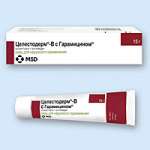 Целестодерм-В с гарамицином (мазь для наружного применения 15 г туба) Байер АО Россия Фамар А.В.Е Греция